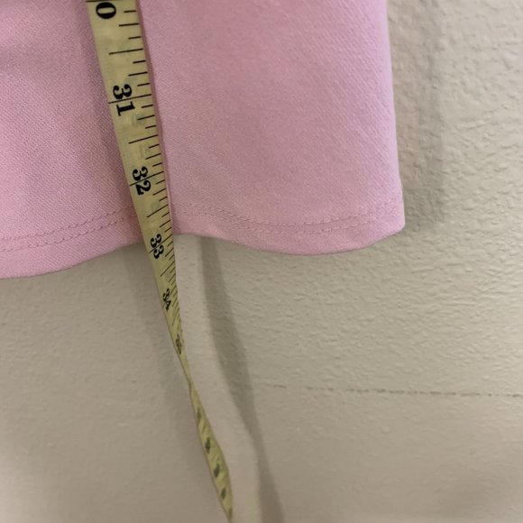 Zunie Big Girls Size 16 Scallop Trim Ponte Fit & Flare Dress in Pink Blush - Picture 8 of 10